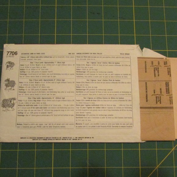 Bundle 2/5$, 5/10$, 10/15$ SEWING PATTERN NEW - Picture 2 of 2
